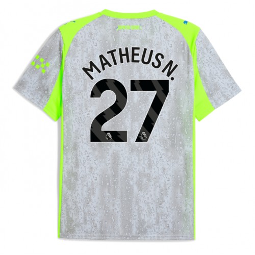 Manchester City Matheus Nunes #27 Tredjeställ 2025-26 Kortärmad